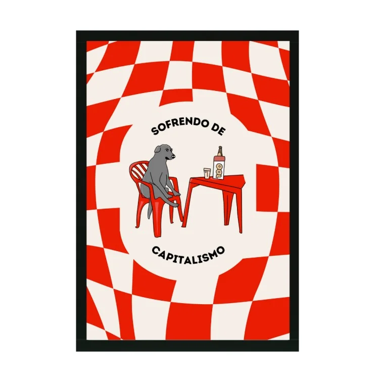 Quadro sofrendo de capitalismo