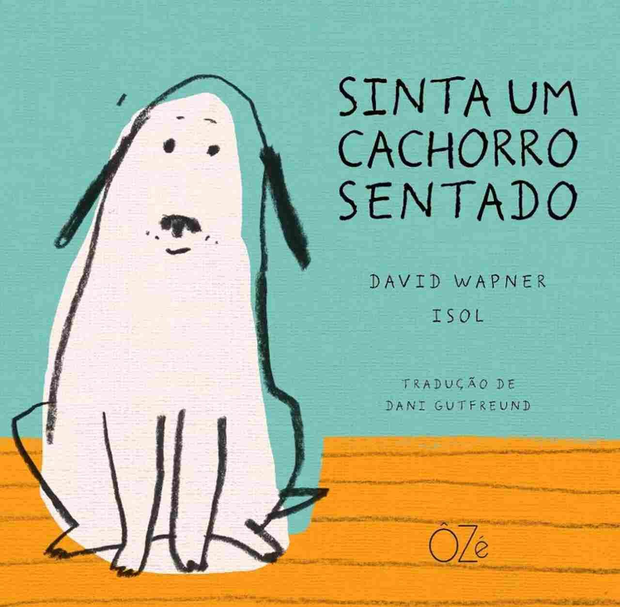 Sinta um cachorro sentado