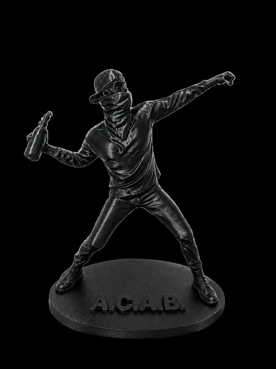 Estátua Colecionável de protesto ACAB