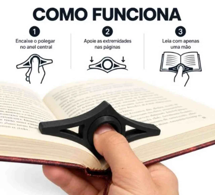 Suporte De Dedo Para Leitura